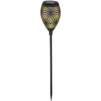 ETC-SHOP Solar-Gartenlampe - Schwarz & Gold - Außen Dekoration - IP44 ETC-SHOP Solar-Gartenlampe - Schwarz & Gold - Außen Dekoration - IP44