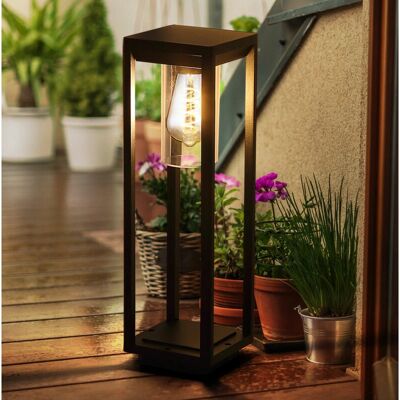 ETC-SHOP - Lampada esterna rettangolare - Nera ETC-SHOP - Lampada esterna rettangolare - Nera