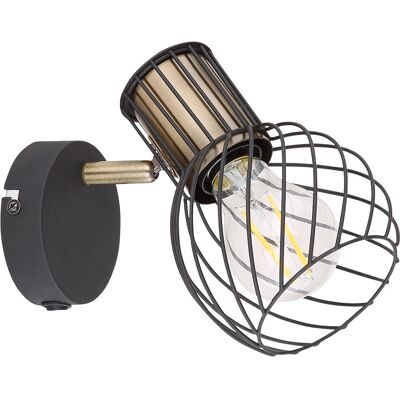 ETC-SHOP - gabbia color oro - Wall lamp ETC-SHOP - gabbia color oro - Wall lamp