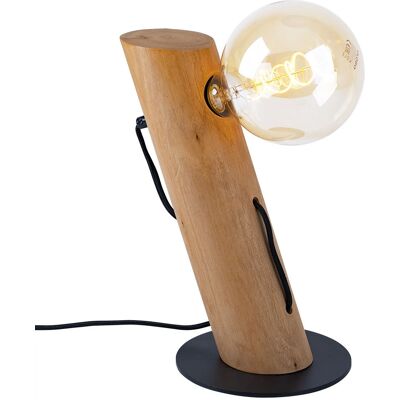 ETC-SHOP - Tischleuchte - Holz - Schwarz - Table lamp ETC-SHOP - Tischleuchte - Holz - Schwarz - Table lamp