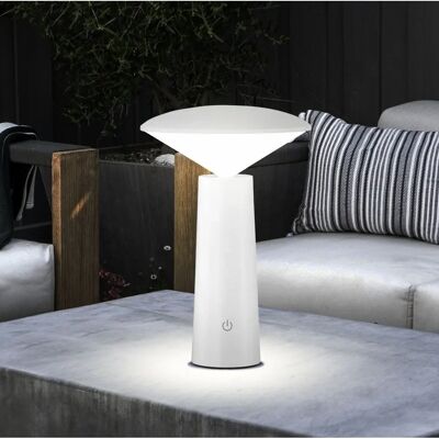 ETC-SHOP - LED Table Lamp - White - Rechargeable - Table lamp ETC-SHOP - LED Table Lamp - White - Rechargeable - Table lamp