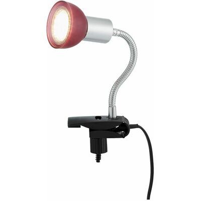 ETC-SHOP - Lampade a morsetto LED con presa - Titanium - Metal - Clamp lamp ETC-SHOP - Lampade a morsetto LED con presa - Titanium - Metal - Clamp lamp
