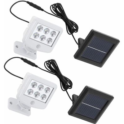 ETC-SHOP - Solarlampe für den Außenbereich - Bewegungsmelder - Set 2 ETC-SHOP - Solarlampe für den Außenbereich - Bewegungsmelder - Set 2