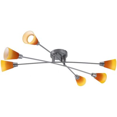 ETC-SHOP - Plafoniera 6 fiamme - 6x GU10 9W - Ceiling light ETC-SHOP - Plafoniera 6 fiamme - 6x GU10 9W - Ceiling light