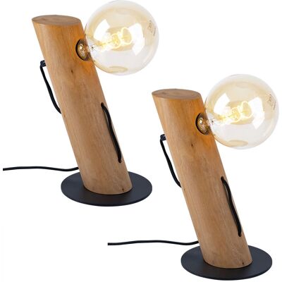 ETC-SHOP - Lampada da tavolo - Eucalyptus wood - Table lamp ETC-SHOP - Lampada da tavolo - Eucalyptus wood - Table lamp
