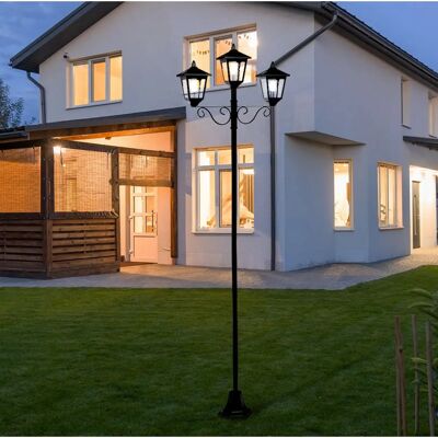 ETC-SHOP - Garden Lantern Solar - 3 Luci - Lanterne esterna ETC-SHOP - Garden Lantern Solar - 3 Luci - Lanterne esterna