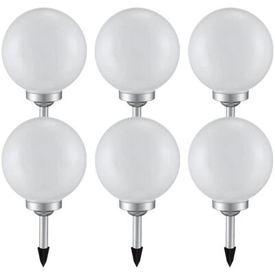 ETC-SHOP - Sfera luminosa solare da giardino 20 cm - Weiß - Outdoor solar light ETC-SHOP - Sfera luminosa solare da giardino 20 cm - Weiß - Outdoor solar light