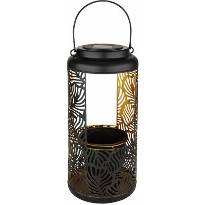 ETC-SHOP - Gartendeko Decorazione Solare per Giardino e Terrazzo - Black - IP44 - Outdoor Lantern ETC-SHOP - Gartendeko Decorazione Solare per Giardino e Terrazzo - Black - IP44 - Outdoor Lantern