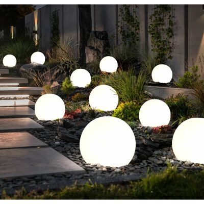 ETC-SHOP - Sfera luminosa solare 10 cm - IP44 - Globe ETC-SHOP - Sfera luminosa solare 10 cm - IP44 - Globe