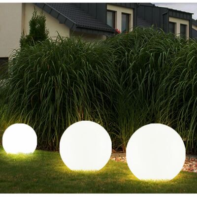 ETC-SHOP - Sfera luminosa solare da giardino - Diametro 10 cm ETC-SHOP - Sfera luminosa solare da giardino - Diametro 10 cm