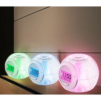 ETC-SHOP - LED clock with date - Trasparente - alarm clock ETC-SHOP - LED clock with date - Trasparente - alarm clock
