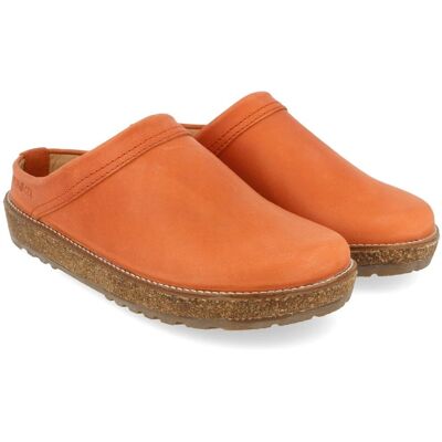 Haflinger Travel-Classic Pelle di vacca arancione - 40 - Ciabatte Haflinger Travel-Classic Pelle di vacca arancione - 40 - Ciabatte