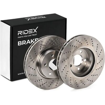 RIDEX Disque de frein Mercedes-Benz - perforé/ventilé, 322mm - Publicité RIDEX Disque de frein Mercedes-Benz - perforé/ventilé, 322mm - Publicité