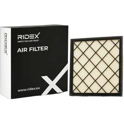 RIDEX 8A0371 Luftfilter - Rektangulär, Hög prestanda, Förfilter RIDEX 8A0371 Luftfilter - Rektangulär, Hög prestanda, Förfilter
