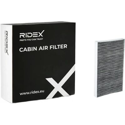 Filtro de cabina RIDEX Vito Viano - Carvão ativado - 424I0078 Filtro de cabina RIDEX Vito Viano - Carvão ativado - 424I0078