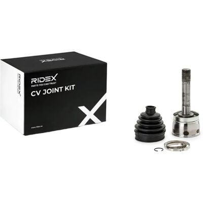 RIDEX Zestaw przegubów CV do Ford/Nissan - 218,5 mm długości - Strona przednia koła RIDEX Zestaw przegubów CV do Ford/Nissan - 218,5 mm długości - Strona przednia koła