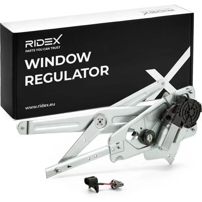 RIDEX Fönsterregulator Renault Twingo 1 - Elektrisk, vänster fram RIDEX Fönsterregulator Renault Twingo 1 - Elektrisk, vänster fram