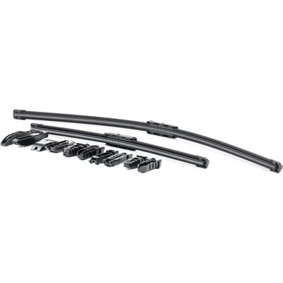 Conjunto de escobillas de limpiaparabrisas RIDEX para Hyundai i20, Nissan Qashqai - Delantero, 600/380mm Conjunto de escobillas de limpiaparabrisas RIDEX para Hyundai i20, Nissan Qashqai - Delantero, 600/380mm