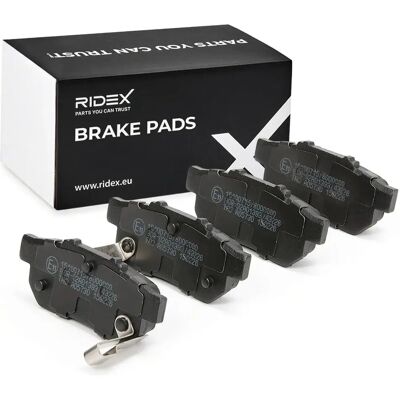 RIDEX Kit de pastillas de freno Honda - Pastillas, Disco, ECE-R90, compatible con ABS RIDEX Kit de pastillas de freno Honda - Pastillas, Disco, ECE-R90, compatible con ABS