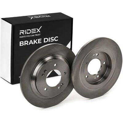 RIDEX Kia Hyundai Bremseskive - Bakaksel 10mm 284mm, Holer 05/07 RIDEX Kia Hyundai Bremseskive - Bakaksel 10mm 284mm, Holer 05/07