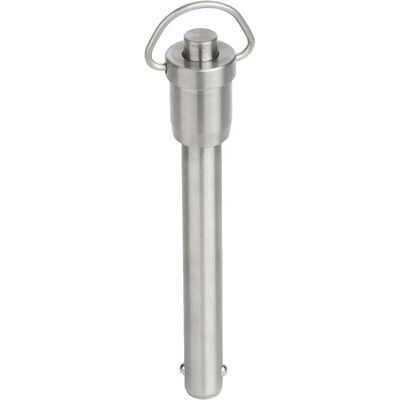 KIPP - Edelstahl Bolzen mit Ring, Lever, Selbstsperr, D1=5, L=70 - Bolzen KIPP - Edelstahl Bolzen mit Ring, Lever, Selbstsperr, D1=5, L=70 - Bolzen