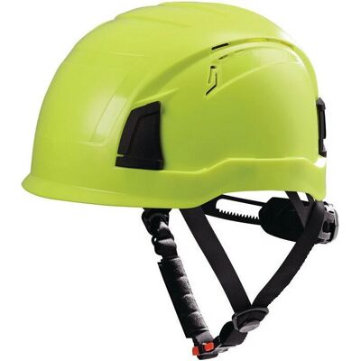 Casque de sécurité D-Rock jaune haute visibilité - Protection - Publicité Casque de sécurité D-Rock jaune haute visibilité - Protection - Publicité