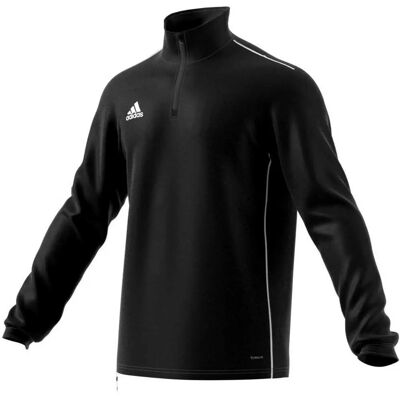 Adidas JR Core 18 CE9028 Trainingsshirt für Jungen - Ganzjährig, Schwarz Adidas JR Core 18 CE9028 Trainingsshirt für Jungen - Ganzjährig, Schwarz
