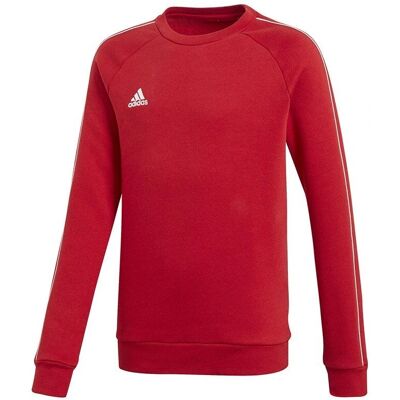Adidas JR Core 18 CV3970 Rouge 135-140 cm Garçon Sweatshirt - Publicité Adidas JR Core 18 CV3970 Rouge 135-140 cm Garçon Sweatshirt - Publicité