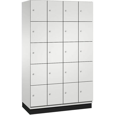 Armario de almacenamiento C+P - 20 compartimentos, puerta gris claro Armario de almacenamiento C+P - 20 compartimentos, puerta gris claro