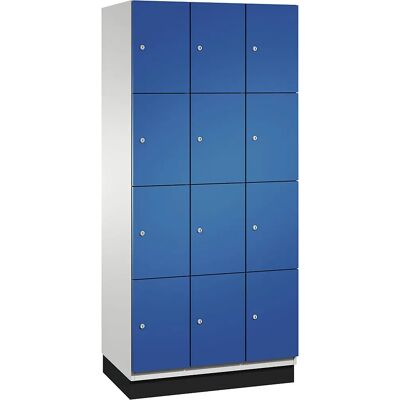 Armoire CAMBIO avec 12 compartiments - Acier, Gris Clair/Encián Bleu - Publicité Armoire CAMBIO avec 12 compartiments - Acier, Gris Clair/Encián Bleu - Publicité