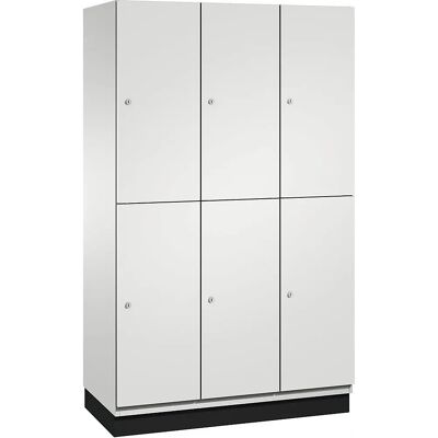 C+P CAMBIO Kleiderschrank - Hellgrau, 6 Fächer, 1200mm breit C+P CAMBIO Kleiderschrank - Hellgrau, 6 Fächer, 1200mm breit