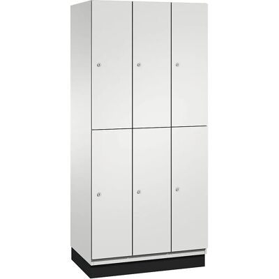 C+P Cambio Stahl-Schrank - 6 Fächer, Hellgrau, 900mm breit C+P Cambio Stahl-Schrank - 6 Fächer, Hellgrau, 900mm breit