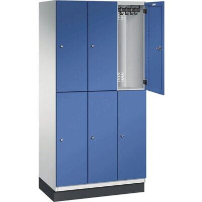 C+P Cambio Schrank - 6 Fächer, Stahl, Schloss C+P Cambio Schrank - 6 Fächer, Stahl, Schloss