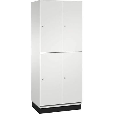 C+P Cambio Kleiderschrank - 4 Fächer - Stahl, Hellgrau C+P Cambio Kleiderschrank - 4 Fächer - Stahl, Hellgrau