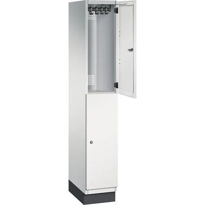 C+P Cambio Steckschrank - Stahl, 2 Fächer, Hellgrau C+P Cambio Steckschrank - Stahl, 2 Fächer, Hellgrau