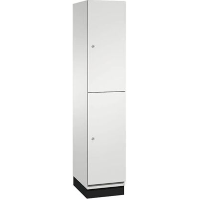 C+P Cambio Schließfachschrank - 2 Fächer, hellgrau - Stahl C+P Cambio Schließfachschrank - 2 Fächer, hellgrau - Stahl