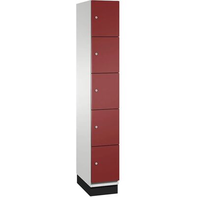 C+P CAMBIO Schließbarer Stahl-Schrank - 5 Fächer, 300mm Breite C+P CAMBIO Schließbarer Stahl-Schrank - 5 Fächer, 300mm Breite