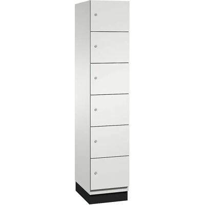 C+P Hellgraues 6-Fach Stahl-Speicherschrank - Stauraumschrank C+P Hellgraues 6-Fach Stahl-Speicherschrank - Stauraumschrank