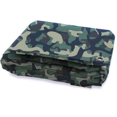 Casa Pura Abdeckplane Camouflage - Wasserdicht, 150x600cm Casa Pura Abdeckplane Camouflage - Wasserdicht, 150x600cm