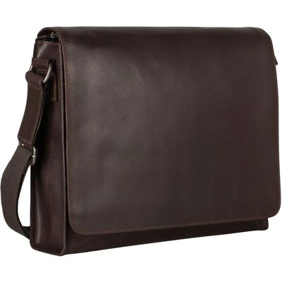 Leonhard Heyden Dakota Umhängetasche - Leder, Braun, Für 15-Zoll-Laptop - Messenger Bag Leonhard Heyden Dakota Umhängetasche - Leder, Braun, Für 15-Zoll-Laptop - Messenger Bag