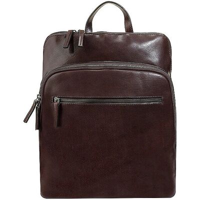 Leonhard Heyden Roma Rucksack Leder - Laptopfach - Braun - Rucksack Leonhard Heyden Roma Rucksack Leder - Laptopfach - Braun - Rucksack