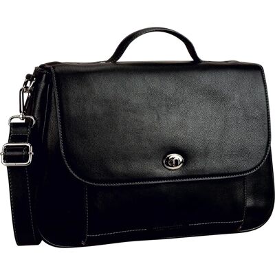Leonhard Heyden Nizza Aktentasche Leder 39 cm Laptopfach grau Leonhard Heyden Nizza Aktentasche Leder 39 cm Laptopfach grau