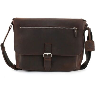 Leonhard Heyden Salisbury Umhängetasche - Leder, Laptop, Braun Leonhard Heyden Salisbury Umhängetasche - Leder, Laptop, Braun
