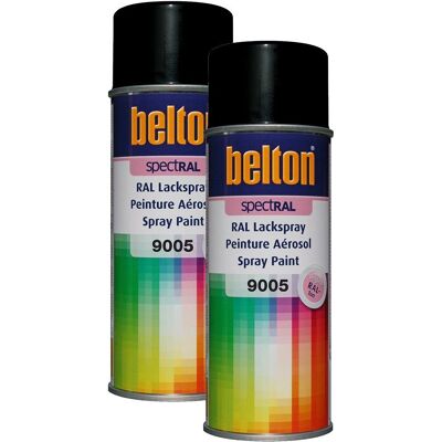 Belton RAL9005 Noir Foncé Peinture en Spray - Spray Paint Belton RAL9005 Noir Foncé Peinture en Spray - Spray Paint