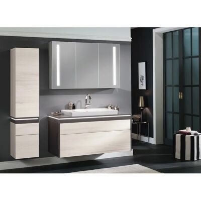 Sanipa Reflection Aluminium-Spiegelschrank ALEX 120 mit LED-Beleuchtung - Badmöbel Sanipa Reflection Aluminium-Spiegelschrank ALEX 120 mit LED-Beleuchtung - Badmöbel