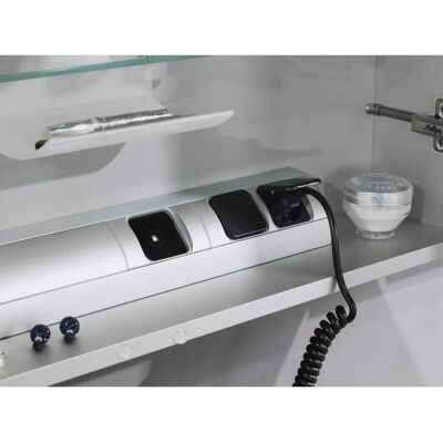 Sanipa Reflection Aluminium-Spiegelschrank ALEX 160 mit LED-Beleuchtung Sanipa Reflection Aluminium-Spiegelschrank ALEX 160 mit LED-Beleuchtung
