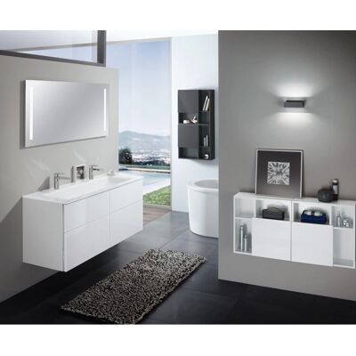 Sanipa BS55278 Badezimmer Schrank - Weiß-Glanz, 51cm, 1 Tür, Anschlag links/rechts Sanipa BS55278 Badezimmer Schrank - Weiß-Glanz, 51cm, 1 Tür, Anschlag links/rechts