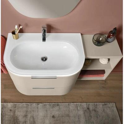 Sanipa - 4balance Glas-Waschtisch - 80 cm - Badezimmer-Waschtisch Sanipa - 4balance Glas-Waschtisch - 80 cm - Badezimmer-Waschtisch