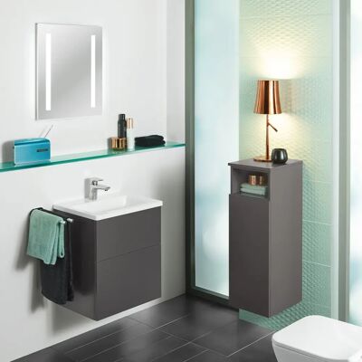 Sanipa - SF13079 - Anthrazit-Glanz - Badschrank Sanipa - SF13079 - Anthrazit-Glanz - Badschrank