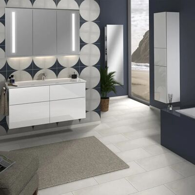 Sanipa - 3way Hochschrank - 2 Türen - 1 Auszug Sanipa - 3way Hochschrank - 2 Türen - 1 Auszug